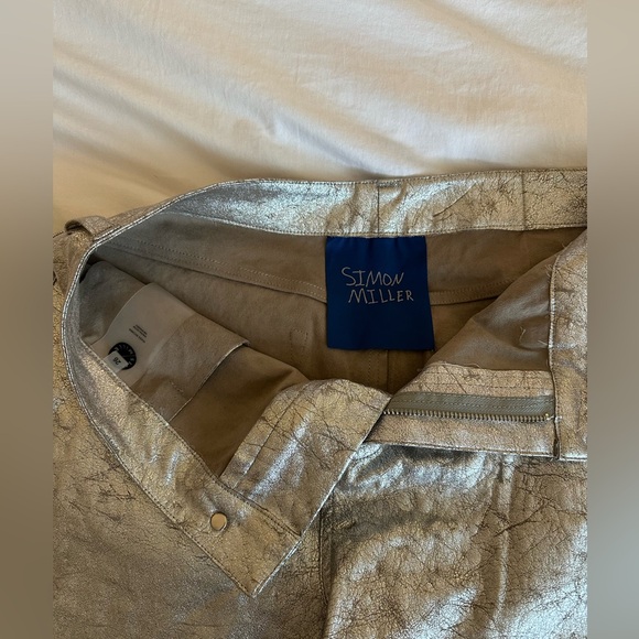 Silver Foil Pants | Simon Miller - Picture 9 of 10